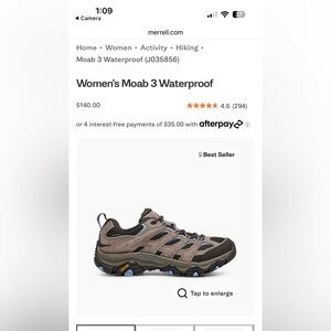 Merrell Moab 3 Hiking Shoes